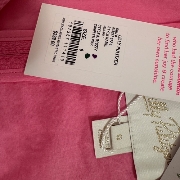 NWT Lilly Pulitzer Mila Shift Size 6 - Picture 6 of 12